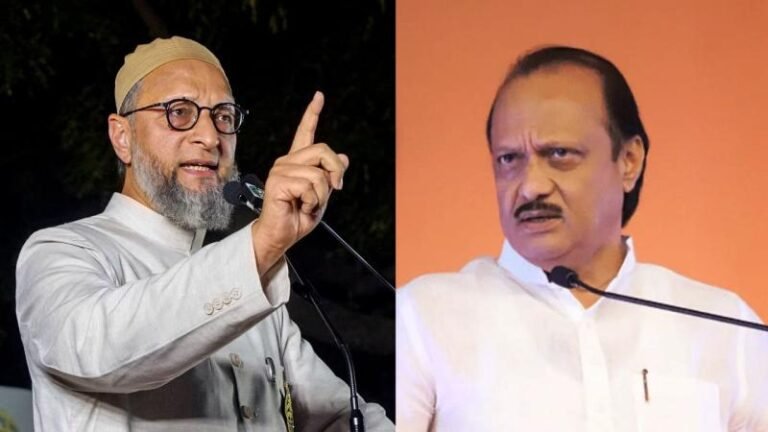 ओवैसी का अजित पवार पर अब तक का सबसे बड़ा हमला…नांदेड़ में भरे मंच से धर्म को लेकर कही ये बात