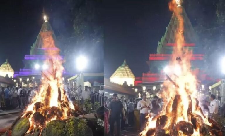 उज्जैन में महाकाल की विशेष आरती, भोपाल में CM यादव ने अग्नि प्रज्वलित की